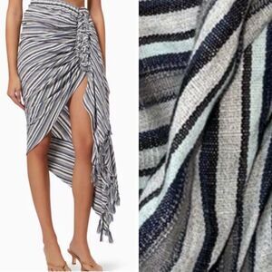 NWT Just Be Queen Tulum Skirt Blue Multi Medium